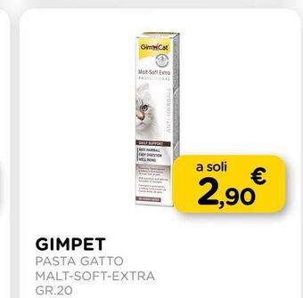 Arcaplanet Gimpet pasta gatto malt-soft-extra gr.20 offerta