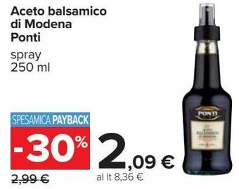 Aceto balsamico di modena ponti