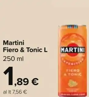 Carrefour Iper Martini fiero & tonic l offerta