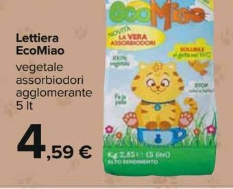 Carrefour Iper Lettiera ecomiao offerta