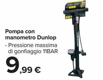 Pompa con manometro dunlop