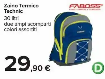 Zaino termico technic