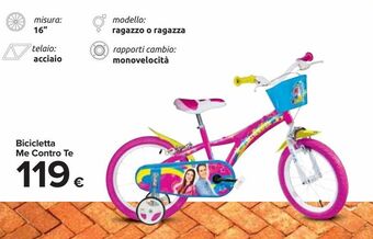 Carrefour Iper Bicicletta me contro te offerta