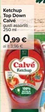 Carrefour Iper Ketchup top down calvé offerta