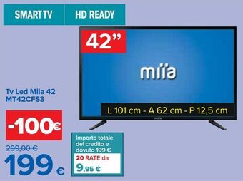 Tv led miia 42 mt42cfs3