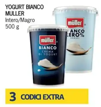 Müller Yogurt Bianco Intero/Magro 500 g