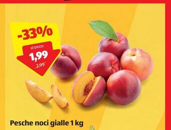 ALDI Pesche noci gialle 1 kg offerta