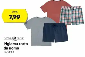 ALDI Pigiama corto da uomo offerta