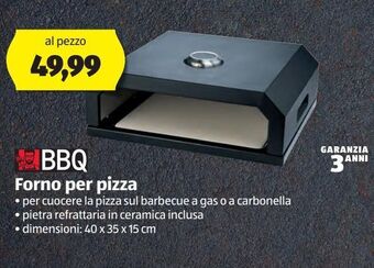 ALDI Bbq forno per pizza offerta