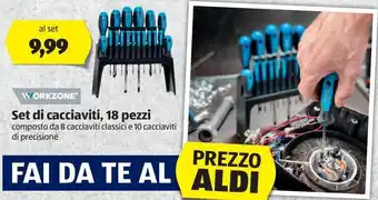 Workzone set di cacciavite 18 pezzi