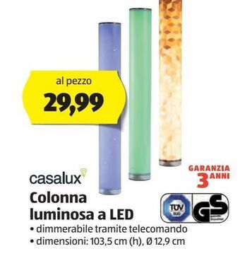 Casalux colonna luminosa a led
