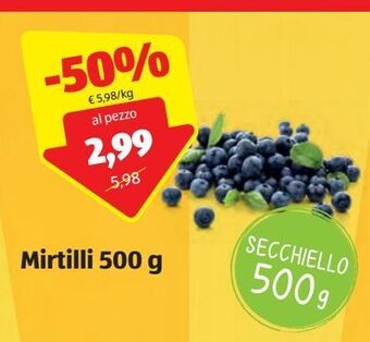 ALDI Mirtilli 500 g offerta