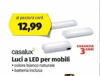 ALDI Casalux luci a led per mobili offerta