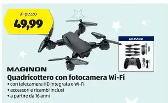 Magignon quadricottero con fotocamera wifi