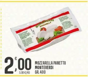 Eurospar Mozzarella a panetto monteverdi offerta