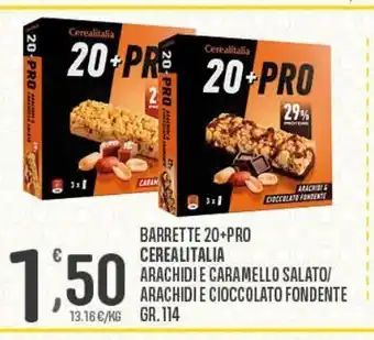 Eurospar Barrette 20+pro cerealitalia offerta