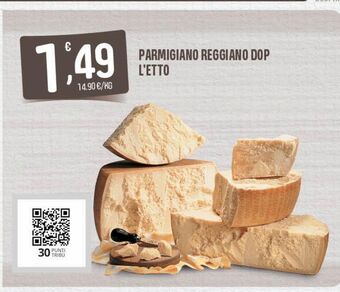 Eurospar Parmigiano reggiano dop offerta