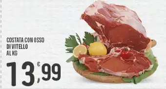 Eurospar Costata con osso di vitello offerta