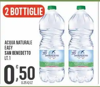 Acqua naturale easy san benedetto