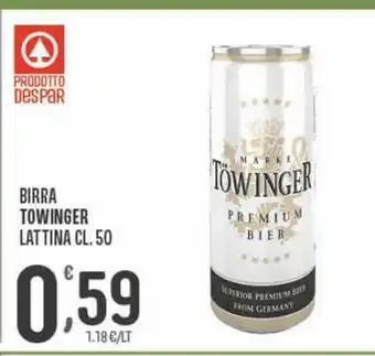 Eurospar Birra towinger offerta