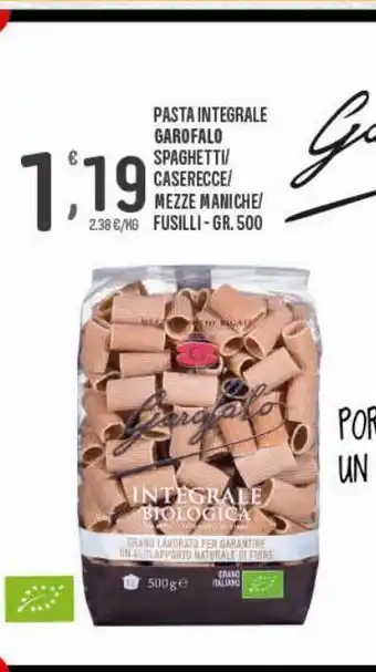 Pasta integrale garofalo