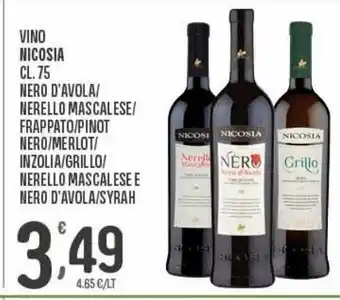Vino nicosia
