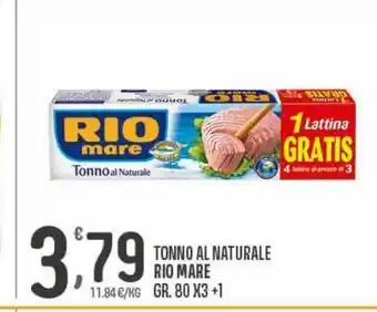 Eurospar Tonno al naturale rio mare offerta