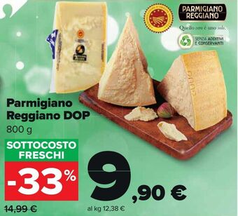 Carrefour Market Parmigiano reggiano dop offerta