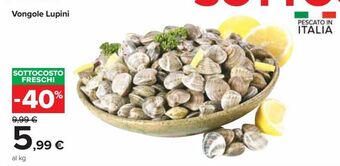 Vongole lupini