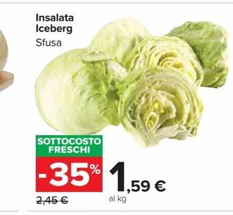 Carrefour Market Insalata iceberg offerta