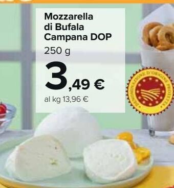 Carrefour Market Mozzarella di bufala campana dop offerta