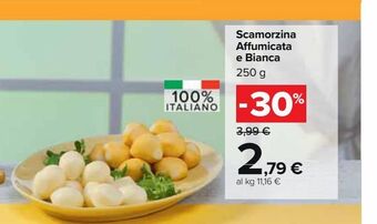 Scamorzina affumicata e bianca