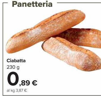 Carrefour Market Ciabatta offerta