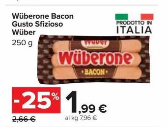 Carrefour Market Wuberone bacon gusto sfizioso wuber offerta