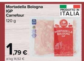 Mortadella bologna igp carrefour