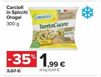Carrefour Market Carciofi in spicchi orogel offerta