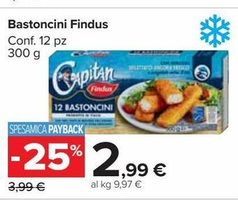Carrefour Market Bastoncini findus offerta