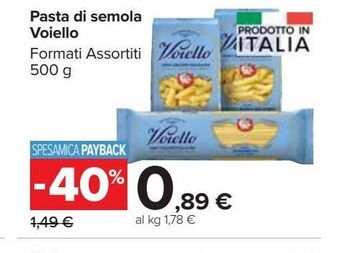 Pasta di semola voiello