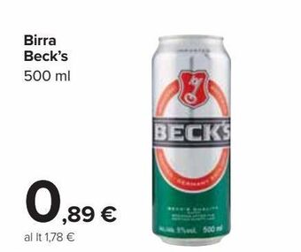 Carrefour Market Birra beck's offerta