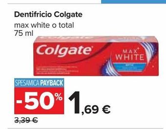 Carrefour Market Dentifricio colgate offerta