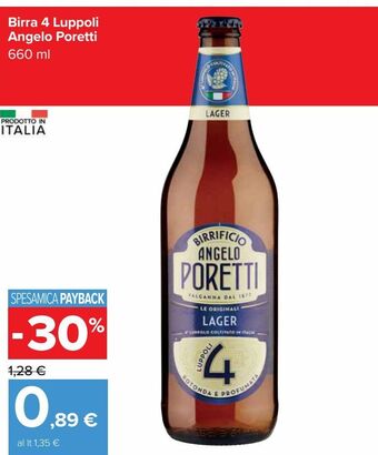 Birra 4 luppoli angelo poretti