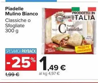 Carrefour Market Piadelle mulino bianco offerta