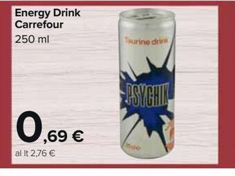Energy drink carrefour