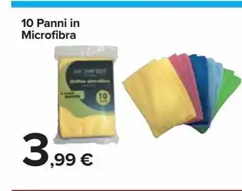 10 panni in microfibra