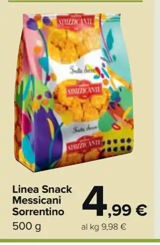 Carrefour Market Linea snack messicani sorrentino offerta