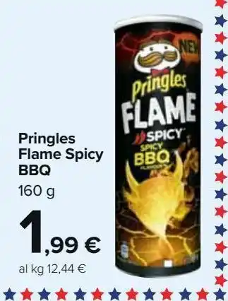 Carrefour Market Pringles flame spicy bbq offerta