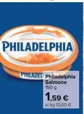 Carrefour Market Philadelphia salmone offerta