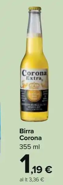 Carrefour Market Birra corona offerta