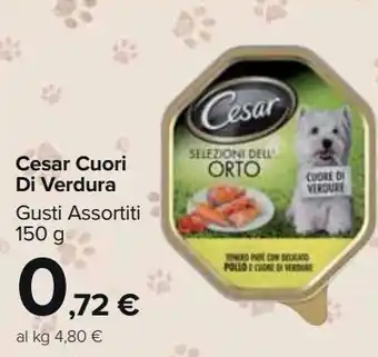 Carrefour Market Cesar cuori di verdura offerta