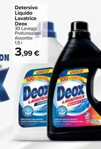 Carrefour Market Detersivo liquido lavatrice deox offerta
